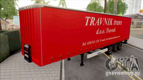 Travnik Trans Trailer для GTA San Andreas
