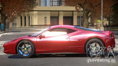 Ferrari 458 Italia V1.0 для GTA 4