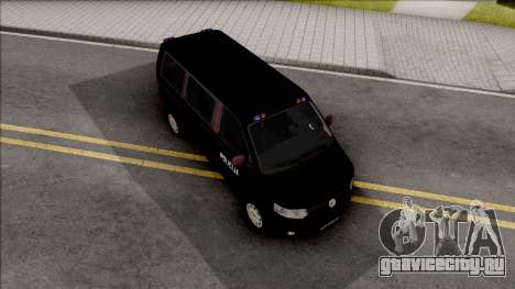 Volswagen Transporter T5 Policija для GTA San Andreas