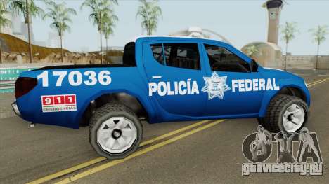 Mitsubishi L200 (De La Policia Federal Mexicana) для GTA San Andreas