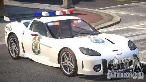 Chevrolet Corvette Police V1.1 для GTA 4