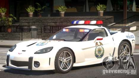 Chevrolet Corvette Police V1.1 для GTA 4