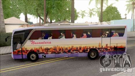 Nusantara Bus Setra Adi Putro Smile Lamp для GTA San Andreas
