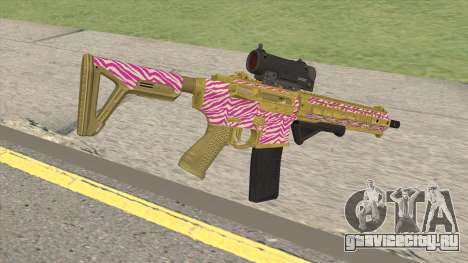 Carbine Rifle GTA V (Zebra Rosa) для GTA San Andreas