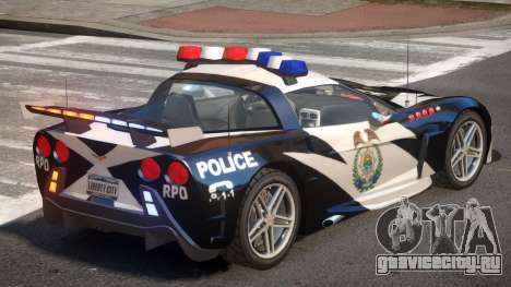 Chevrolet Corvette Police для GTA 4