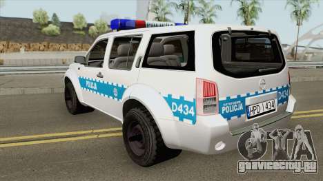 Nissan Pathfinder (Policja KMP Biala Podlaska) для GTA San Andreas