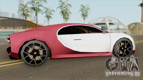Bugatti Chiron 2016 для GTA San Andreas