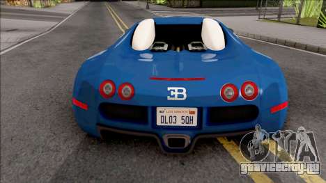 Bugatti Veyron Standart Interior для GTA San Andreas