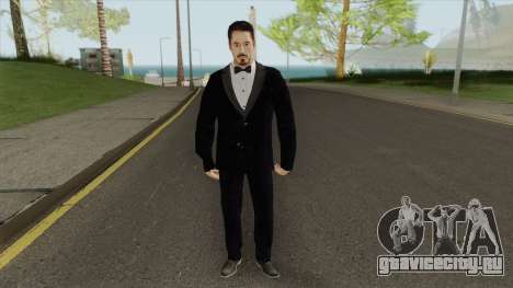 Tony Stark (Black Suit) для GTA San Andreas