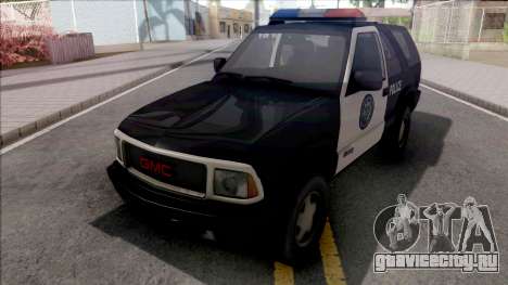 GMC Jimmy 2001 Police для GTA San Andreas