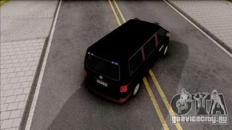 Volswagen Transporter T5 Policija для GTA San Andreas