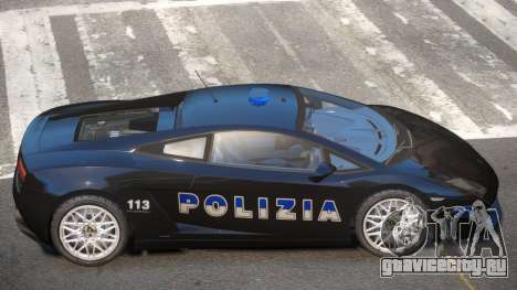 Lambo Gallardo Police для GTA 4