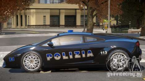 Lambo Gallardo Police для GTA 4