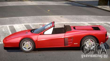 Ferrari Testarossa Roadster для GTA 4