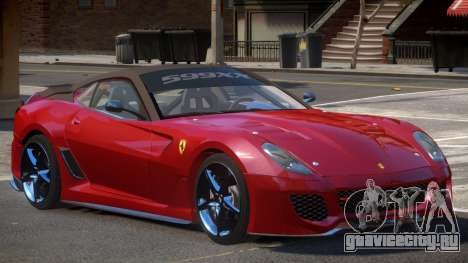 Ferrari 599XX Y12 для GTA 4