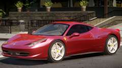 Ferrari 458 Upd для GTA 4