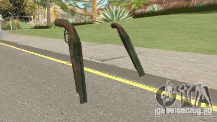 Double Barrel Shotgun GTA V (Green) для GTA San Andreas