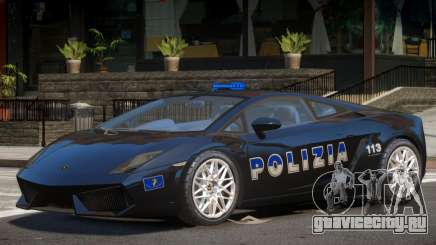 Lambo Gallardo Police для GTA 4