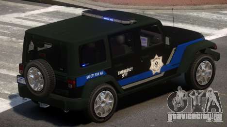 Jeep Wrangler Police V1.0 для GTA 4