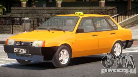 VAZ 21099 Taxi V1.0 для GTA 4