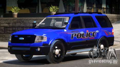 Ford Expedition Police V1.2 для GTA 4