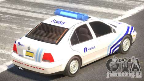 Volkswagen Bora Police V1.1 для GTA 4