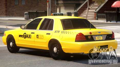 Ford Crown Victoria Taxi V1.1 для GTA 4