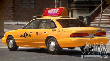 Ford Crown Victoria Taxi V1.0 для GTA 4