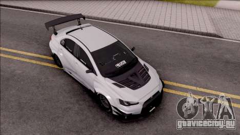 Mitsubishi Lancer Evolution X 2015 Varis Kit для GTA San Andreas