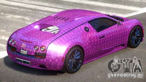 Bugatti Veyron 16.4 GT PJ2 для GTA 4