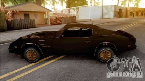 Pontiac Firebird Trans am 77 BlackOne для GTA San Andreas