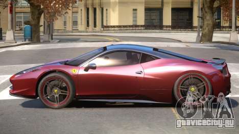 Ferrari 458 GTS V1.0 для GTA 4