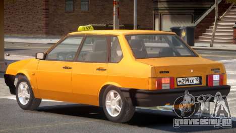 VAZ 21099 Taxi V1.0 для GTA 4
