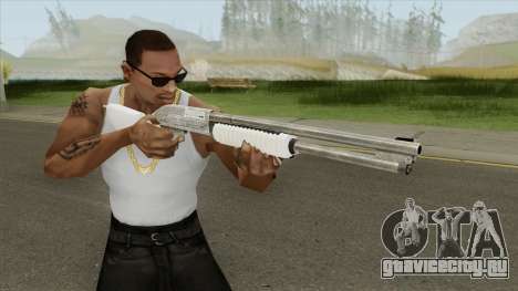 Pump Shotgun (White) для GTA San Andreas