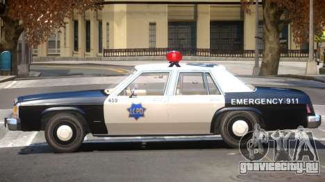 1987 Ford Crown Victoria Police V1.0 для GTA 4