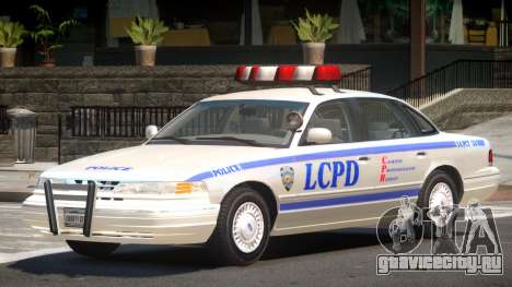 Ford Crown Victoria Police V1.1 для GTA 4