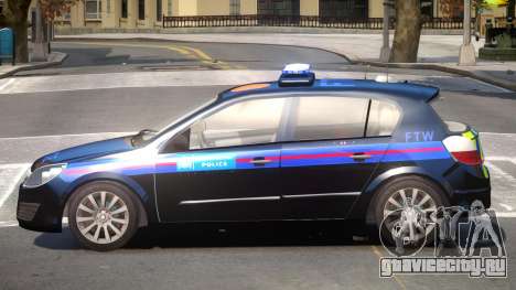 Vauxhall Astra Police V1.0 для GTA 4