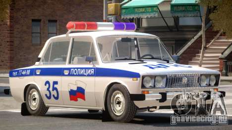 VAZ 2106 Police V1.1 для GTA 4