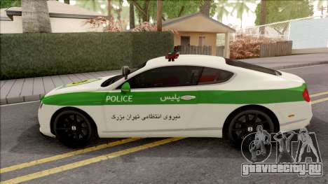 Bentley Continental GT Iranian Police для GTA San Andreas