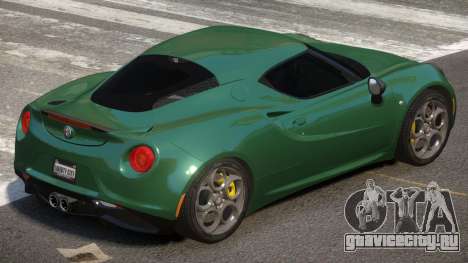 Alfa Romeo 4C ST для GTA 4