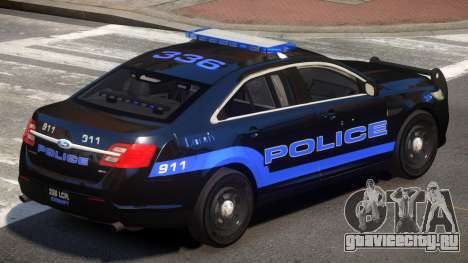 Ford Interceptor Police V1.0 для GTA 4