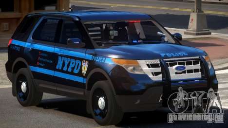 Ford Explorer Police V1.1 для GTA 4