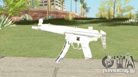 MP5 (White) для GTA San Andreas