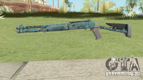 XM1014 Varicamo Blue (CS:GO) для GTA San Andreas