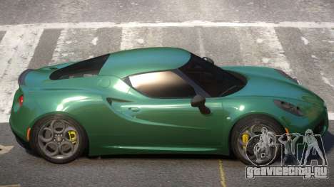 Alfa Romeo 4C ST для GTA 4