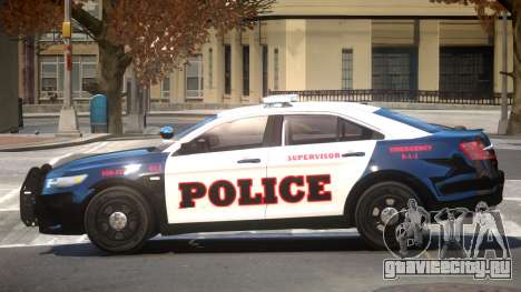 Ford Taurus Police V1.0 для GTA 4