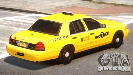 Ford Crown Victoria Taxi V1.1 для GTA 4