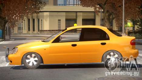 Daewoo Lanos Taxi V1.0 для GTA 4