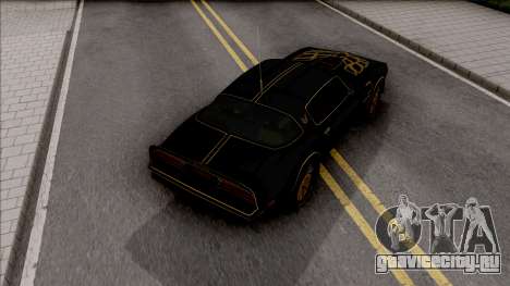Pontiac Firebird Trans am 77 BlackOne для GTA San Andreas