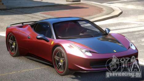 Ferrari 458 GTS V1.0 для GTA 4